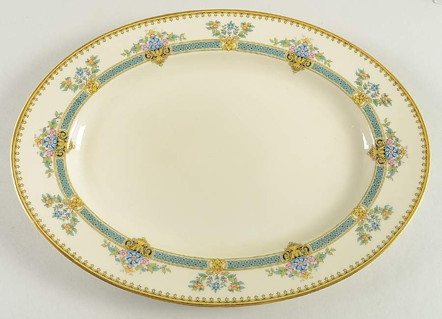Devonshire 13" Oval Serving Platter by Rosenthal - Continental-1