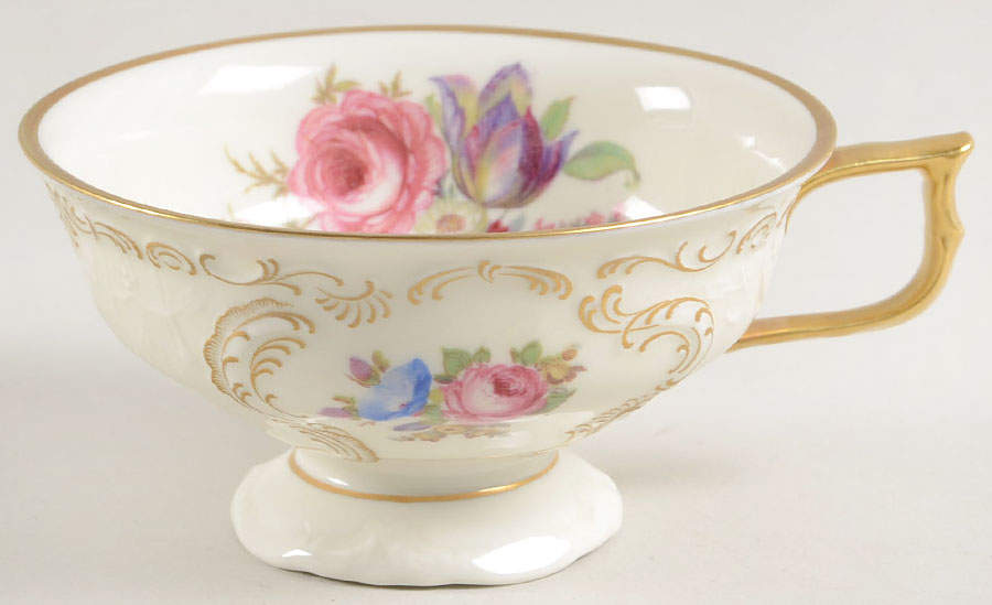 Diplomat (Center Gold) Footed Cup by Rosenthal - Continental-1