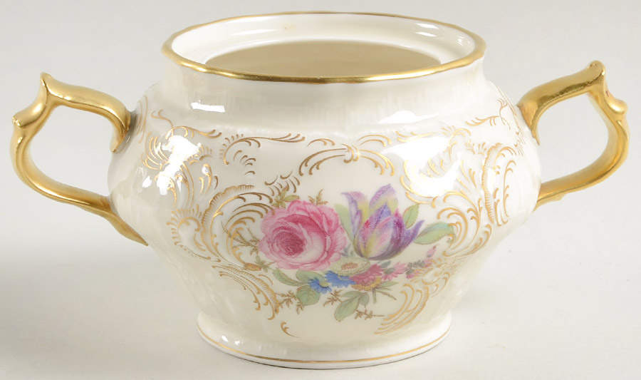 Diplomat (Center Gold) Sugar Bowl No Lid by Rosenthal - Continental-1