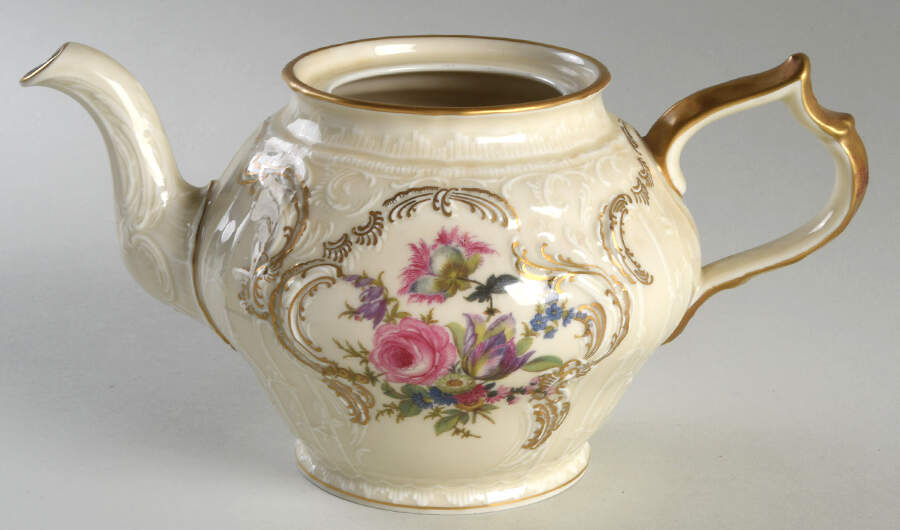Diplomat (Center Gold) Small Teapot No Lid by Rosenthal - Continental-1