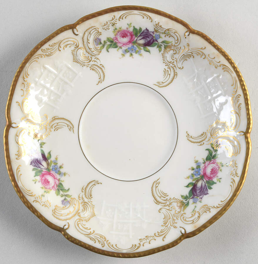 Diplomat (Center Gold) Saucer for Cream Soup Bowl by Rosenthal - Continental-1