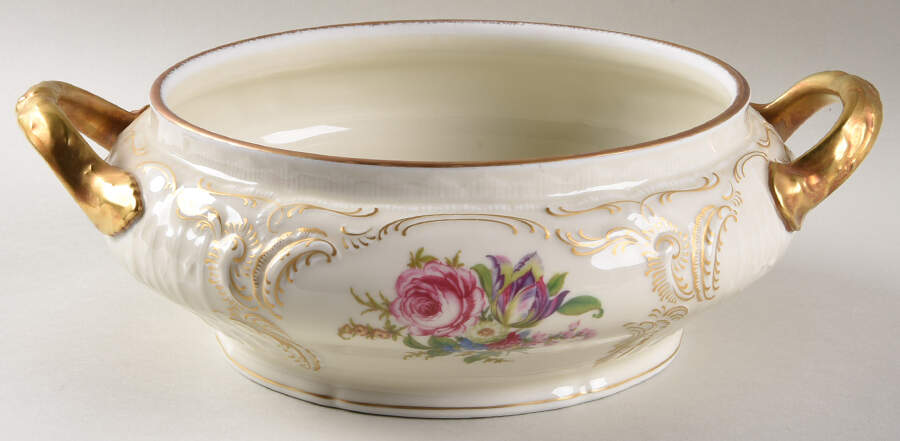 Diplomat (Center Gold) Round Vegetable No Lid by Rosenthal - Continental-1
