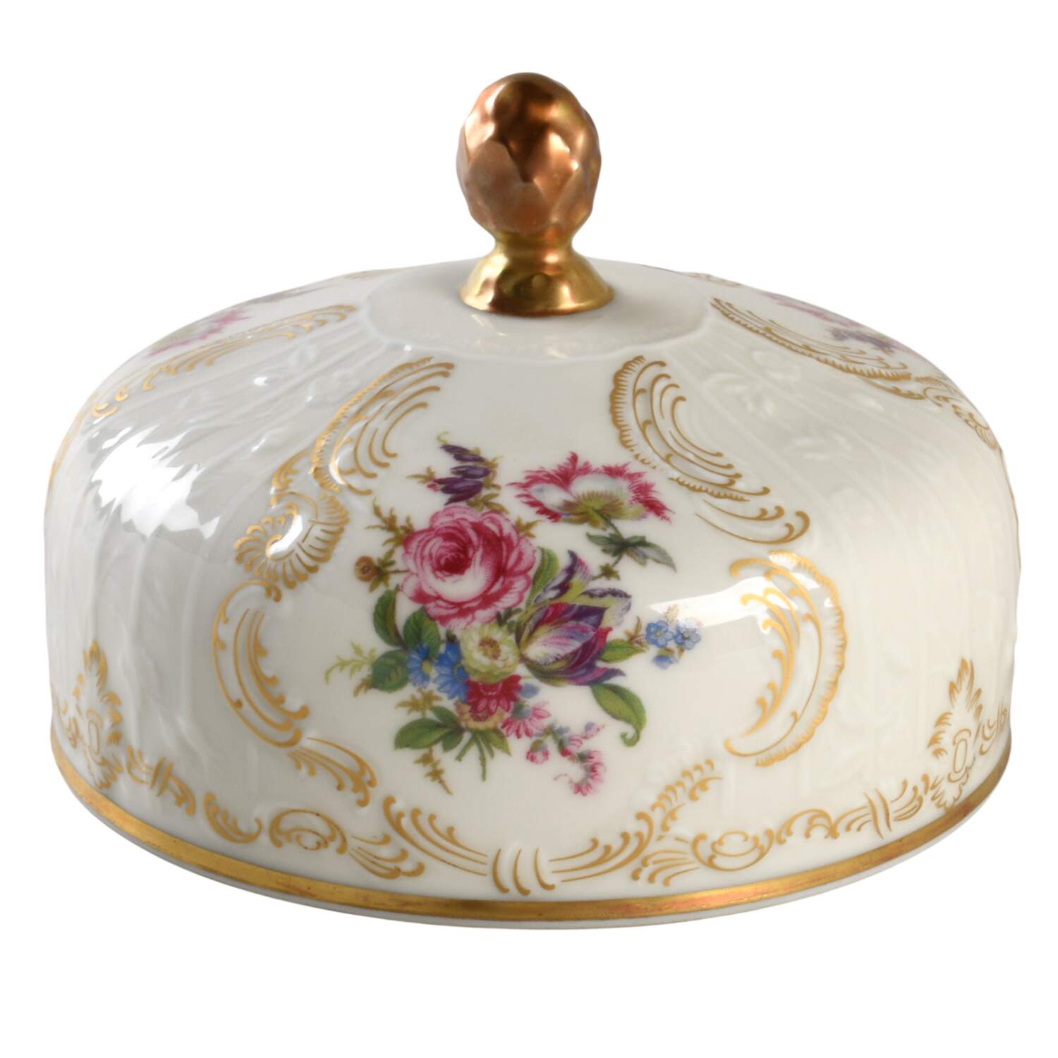 Diplomat (Center Gold) Lid for Round Butter by Rosenthal - Continental-1