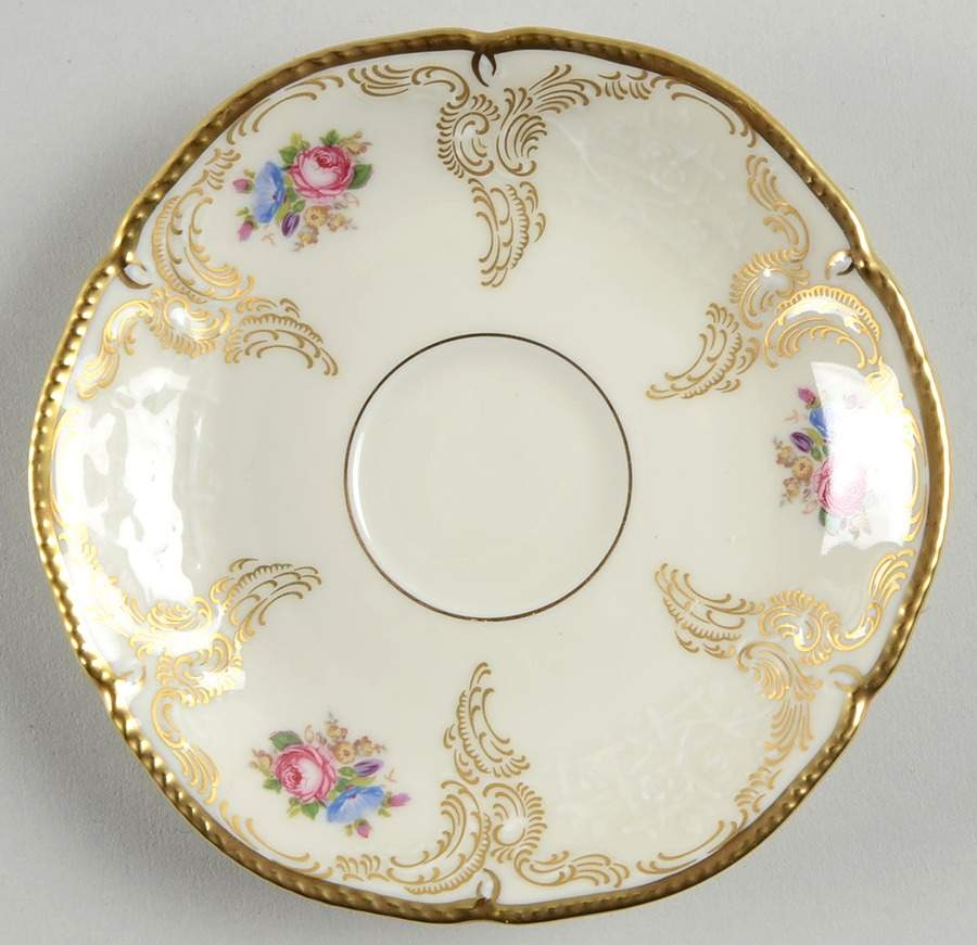 Diplomat (Center Gold) Saucer for Chocolate Cup by Rosenthal - Continental-1