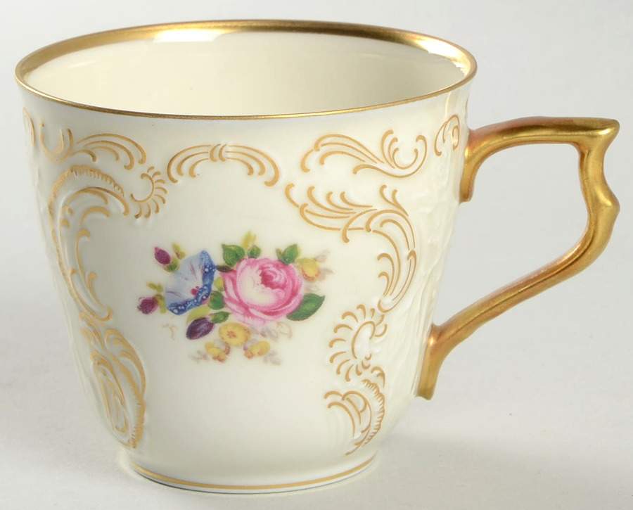 Diplomat (Center Gold) Flat Cup by Rosenthal - Continental-1