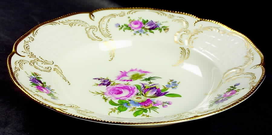 Diplomat (Center Gold) Large Rim Soup Bowl by Rosenthal - Continental-1