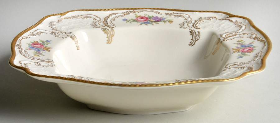 Diplomat (Center Gold) 9" Square Vegetable Bowl by Rosenthal - Continental-1