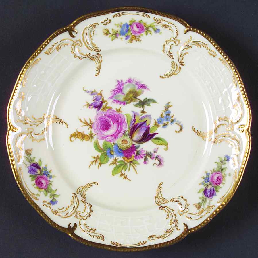Diplomat (Center Gold) Bread & Butter Plate by Rosenthal - Continental-1