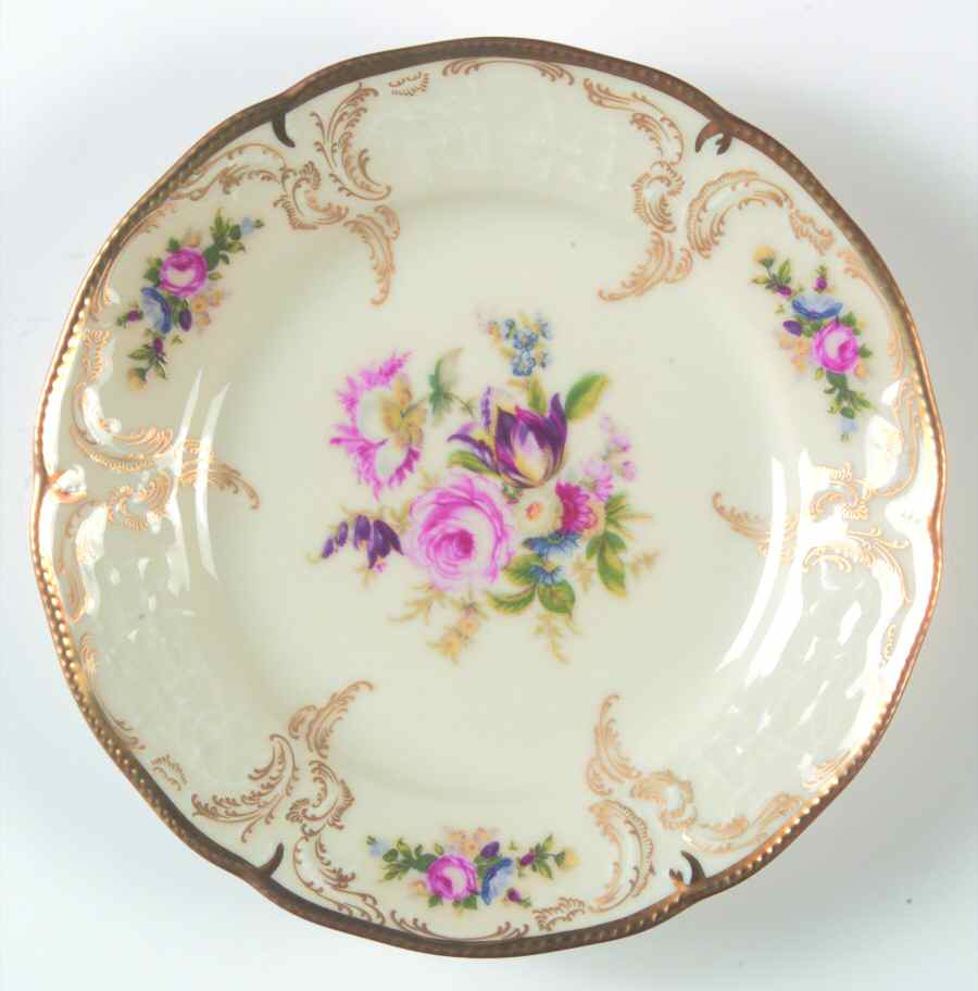 Diplomat (Center Gold) Bread & Butter Plate by Rosenthal - Continental-1