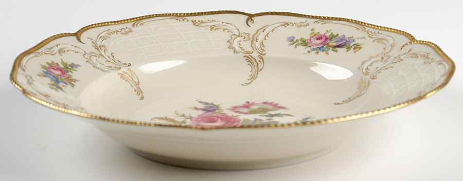 Diplomat (Center Gold) Large Rim Soup Bowl by Rosenthal - Continental-1