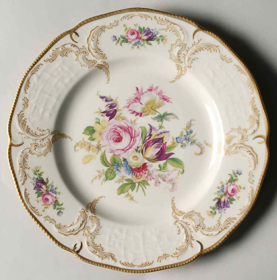 Diplomat (Center Gold) Dinner Plate by Rosenthal - Continental-1
