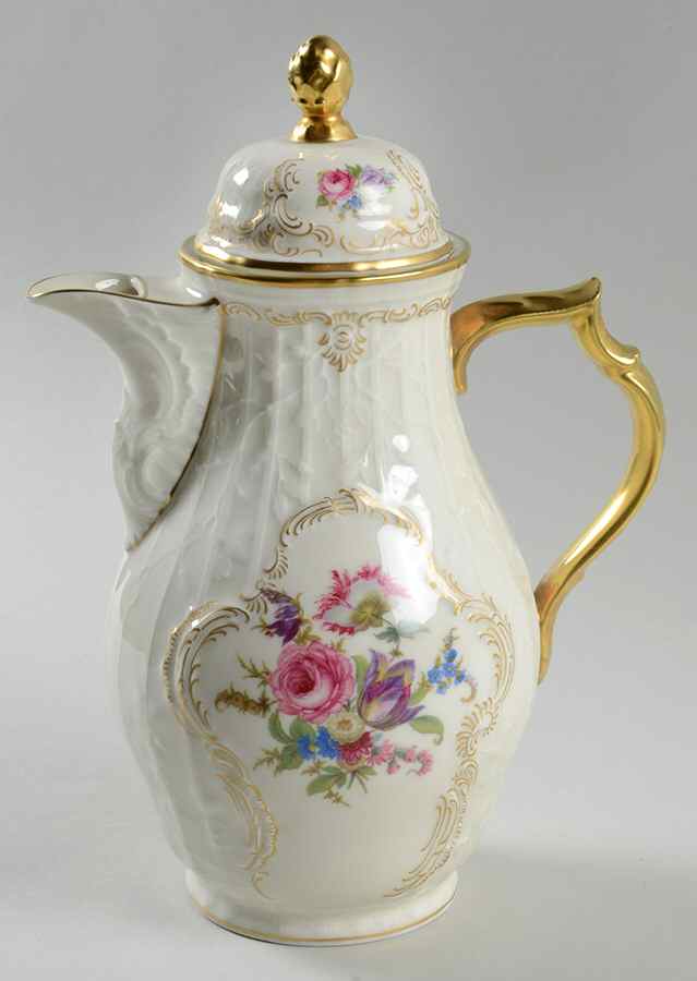 Diplomat (Center Gold) Small Coffee Pot & Lid by Rosenthal - Continental-1