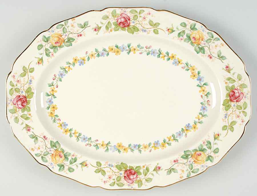 Dolly Vardon 14" Oval Serving Platter by Rosenthal - Continental-1