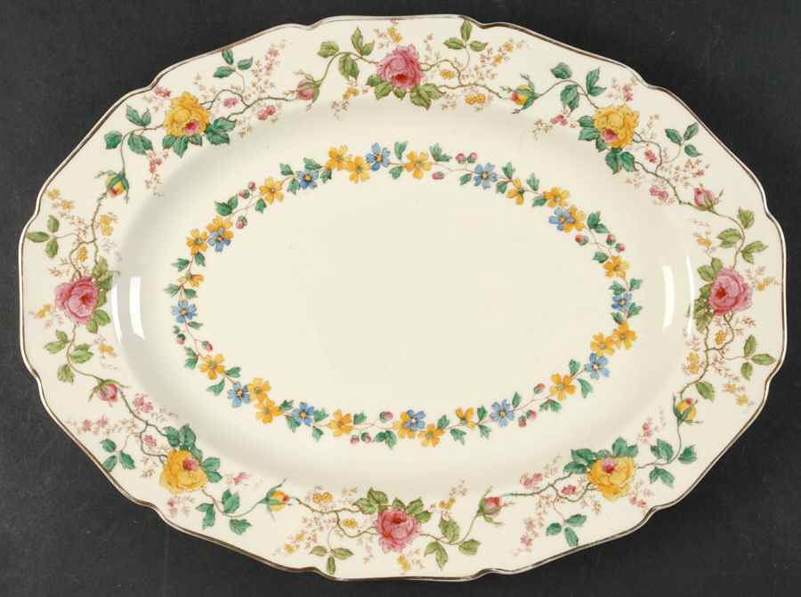 Dolly Vardon 12" Oval Serving Platter by Rosenthal - Continental-1