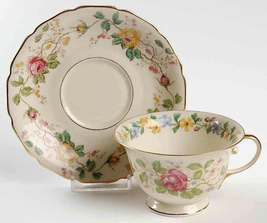 Dolly Vardon Footed Cup & Saucer Set by Rosenthal - Continental-1