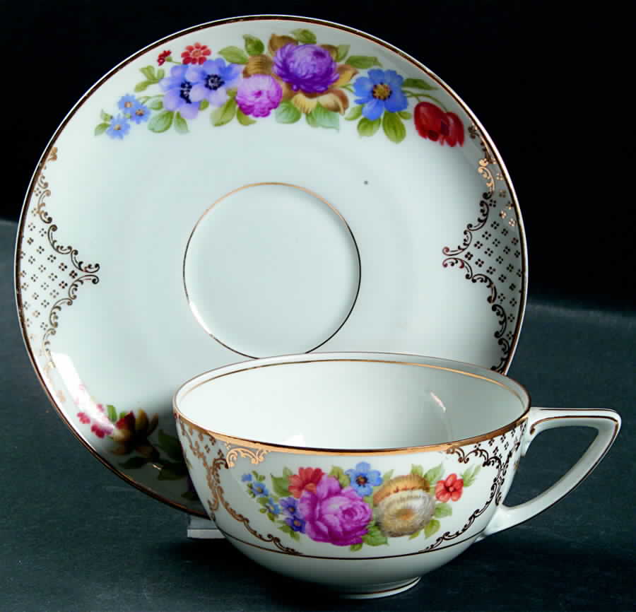 The Dresden Oversized Cup & Saucer Set by Rosenthal - Continental-1