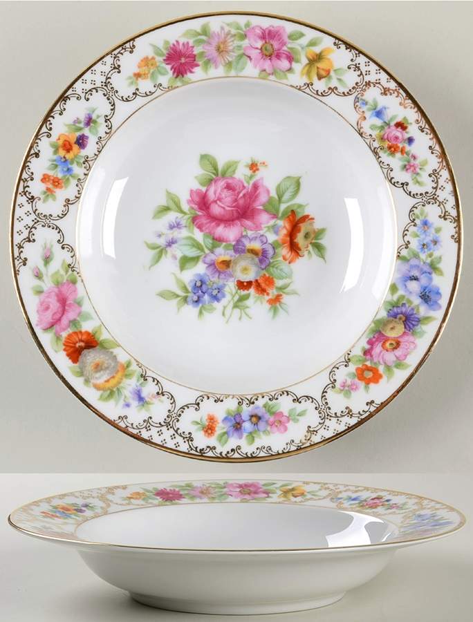 The Dresden Rim Soup Bowl by Rosenthal - Continental-1