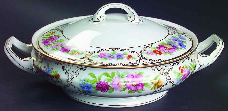 The Dresden Round Covered Vegetable by Rosenthal - Continental-1