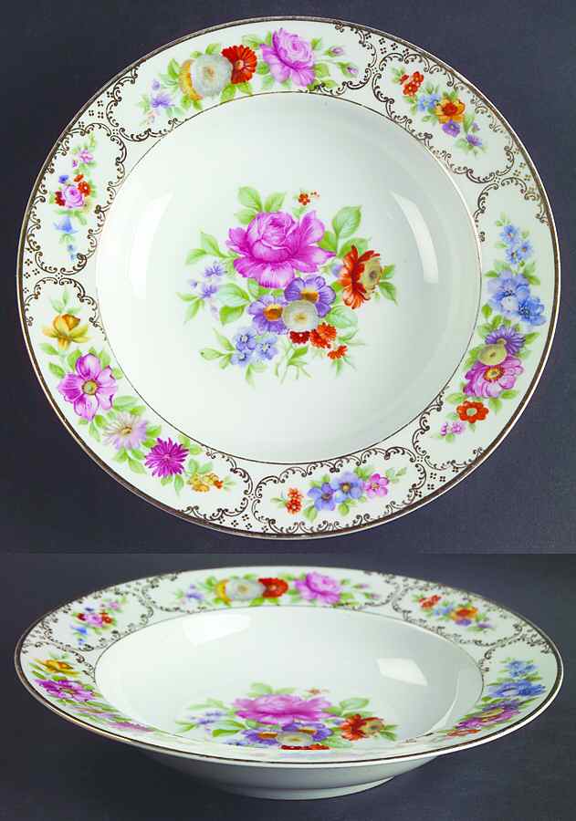 The Dresden Rim Soup Bowl by Rosenthal - Continental-1