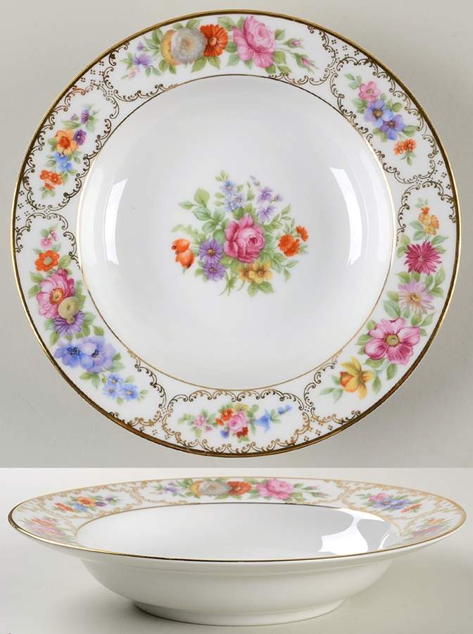 The Dresden Rim Soup Bowl by Rosenthal - Continental-1