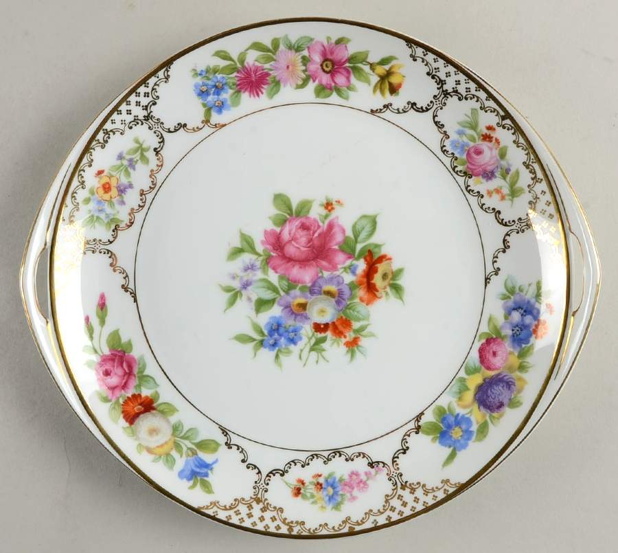 The Dresden Handled Cake Plate by Rosenthal - Continental-1