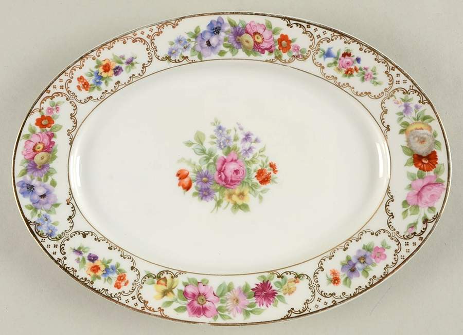 The Dresden 10" Oval Serving Platter by Rosenthal - Continental-1