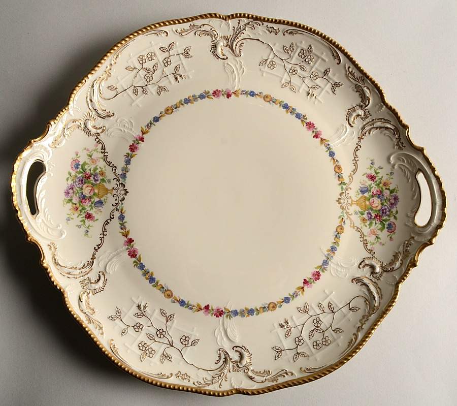 Du Barry Handled Cake Plate by Rosenthal - Continental-1