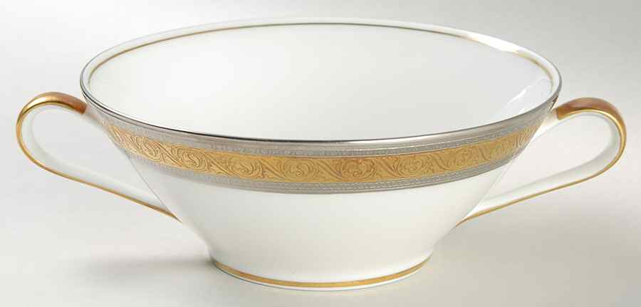 Duchess (White Backg) Flat Cream Soup Bowl by Rosenthal - Continental-1