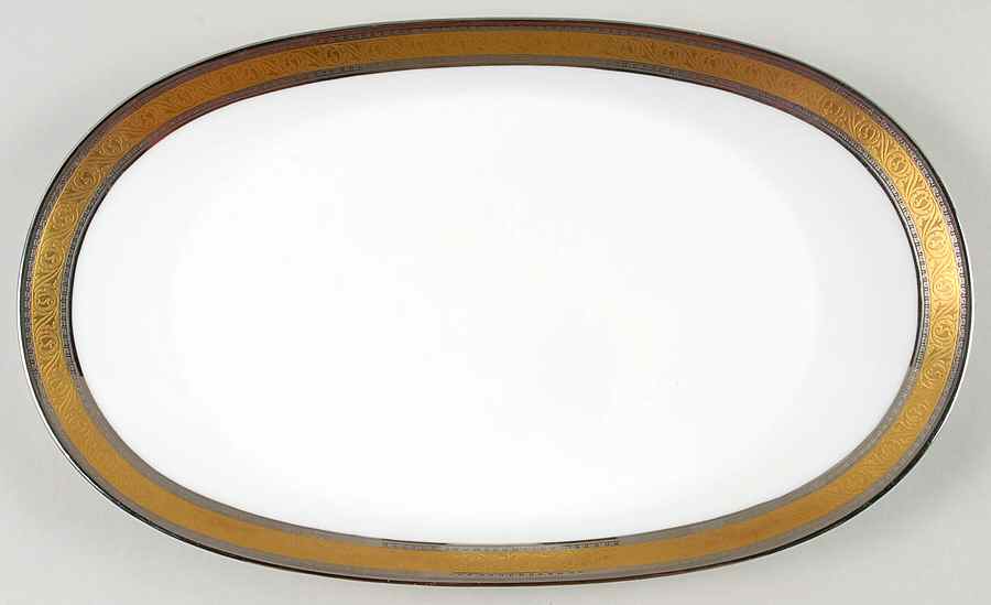 Duchess (White Backg) 12" Oval Serving Platter by Rosenthal - Continental-1
