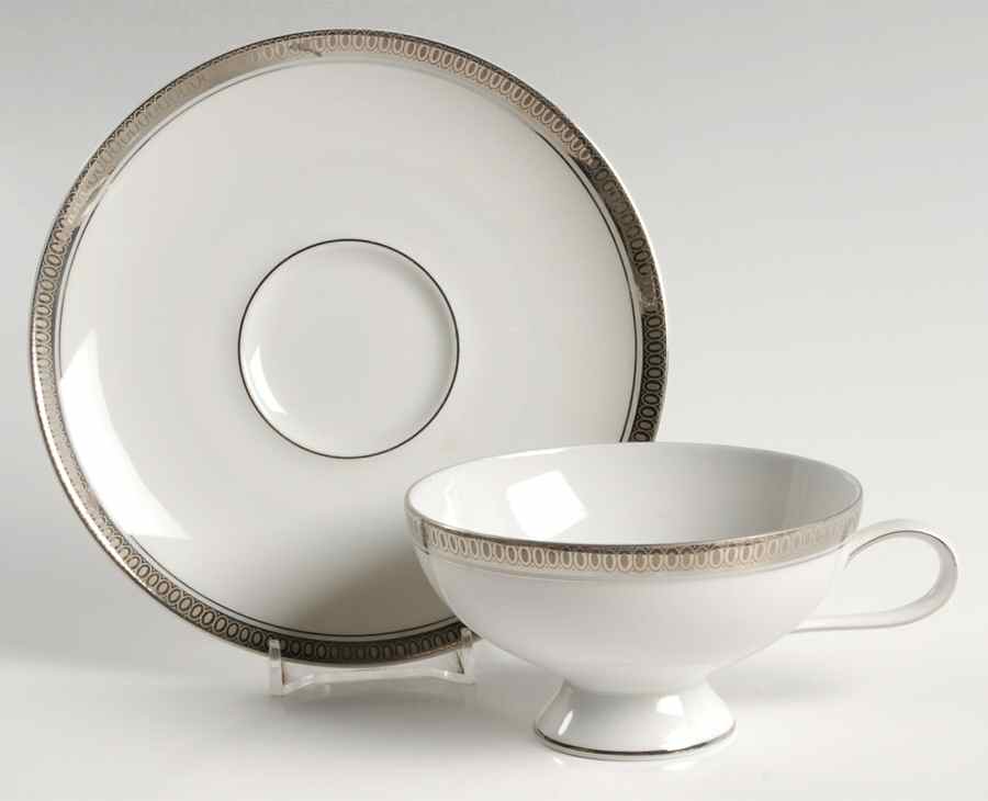 Duchess (No #, Rim Shape) Footed Cup & Saucer Set by Rosenthal - Continental-1