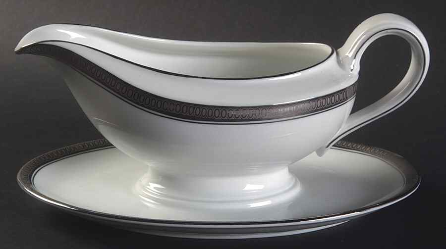Duchess (No #, Rim Shape) Gravy Boat with Attached Underplate by Rosenthal - Continental-1