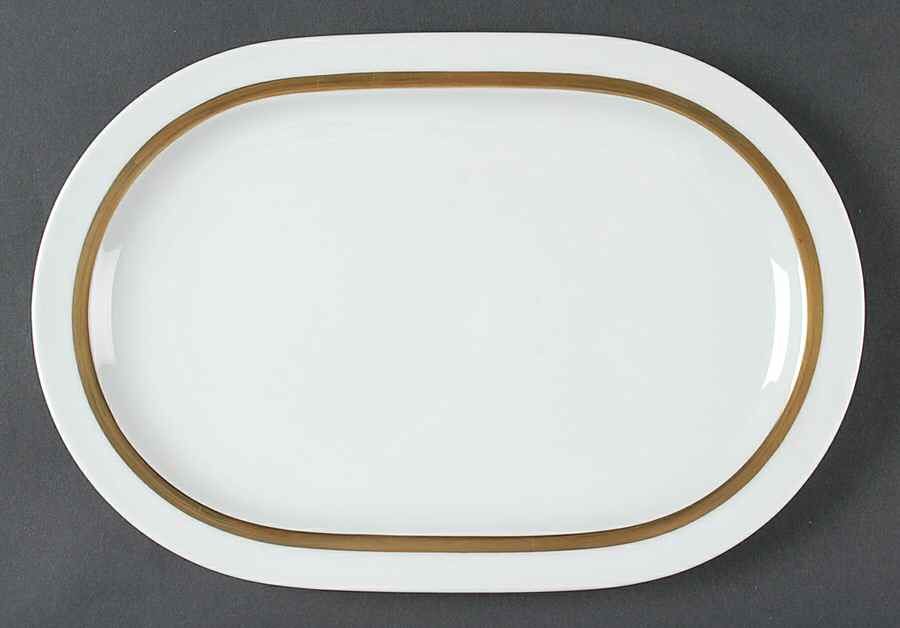 Duo Gold 13" Oval Serving Platter by Rosenthal - Continental-1