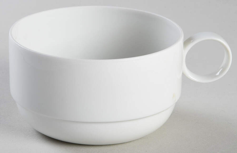 Duo White Flat Cup by Rosenthal - Continental-1