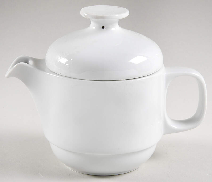 Duo White Mini Teapot & Lid by Rosenthal - Continental-1