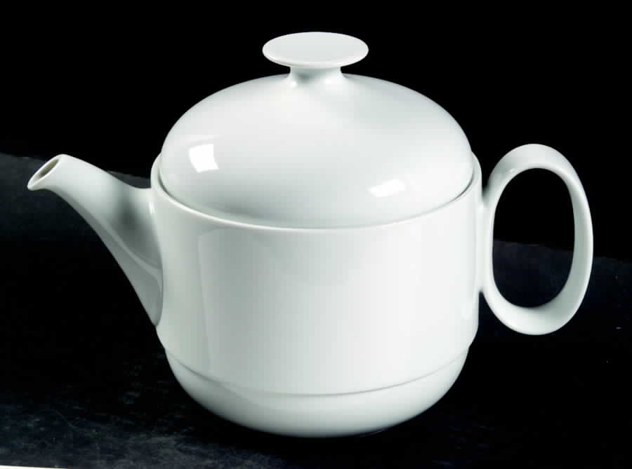 Duo White Teapot & Lid by Rosenthal - Continental-1