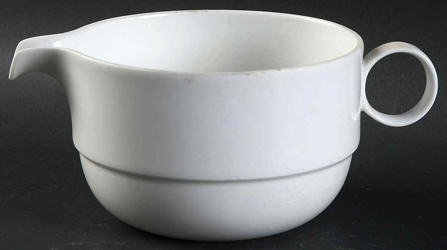 Duo White Round Gravy Boat by Rosenthal - Continental-1