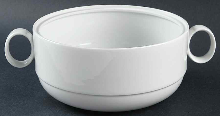 Duo White Lid for Round Vegetable by Rosenthal - Continental-1