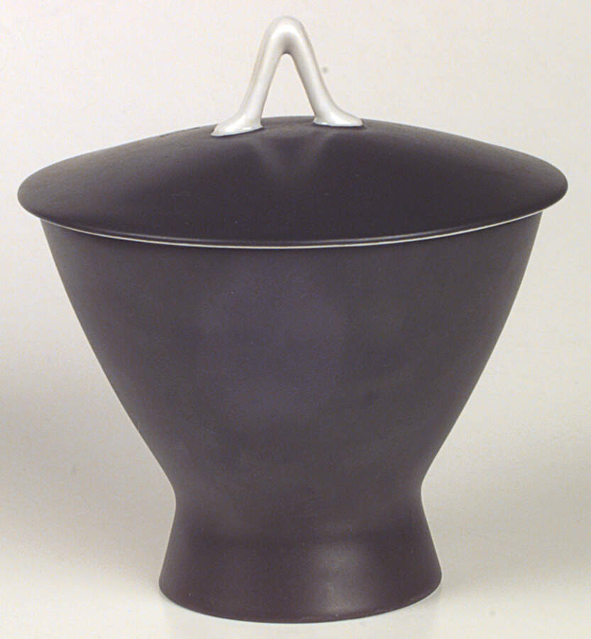 Ebony Black Sugar Bowl & Lid by Rosenthal - Continental-1