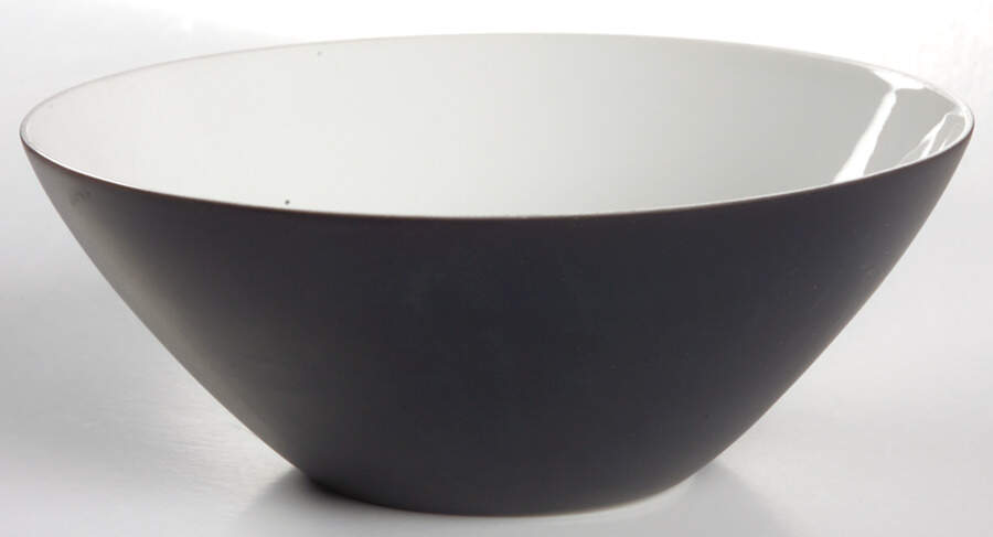 Ebony Black 7" Round Vegetable Bowl by Rosenthal - Continental-1