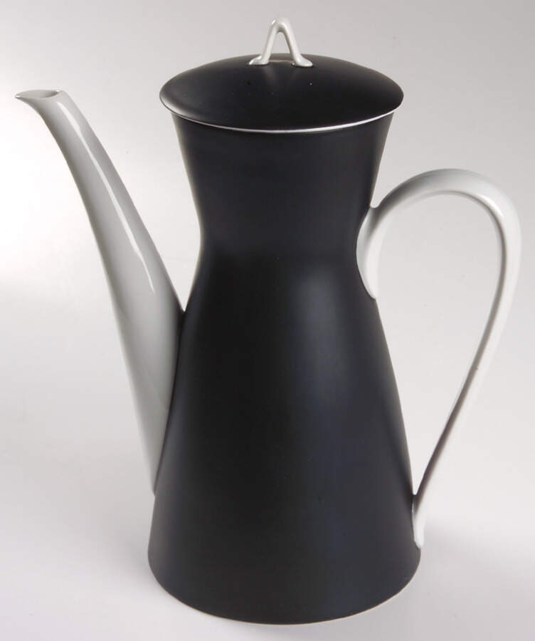 Ebony Black Coffee Pot & Lid by Rosenthal - Continental-1
