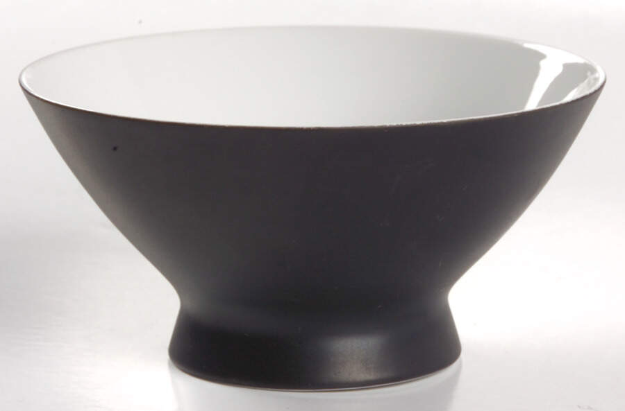 Ebony Black Sugar Bowl No Lid by Rosenthal - Continental-1