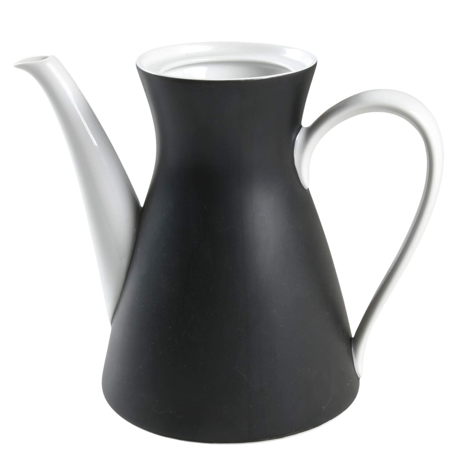 Ebony Black Teapot No Lid by Rosenthal - Continental-1