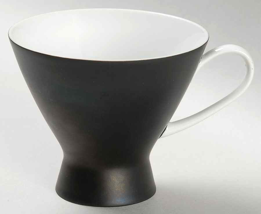 Ebony Black Footed Cup by Rosenthal - Continental-1