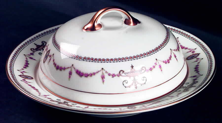 Eden (White Background) Round Covered Butter by Rosenthal - Continental-1