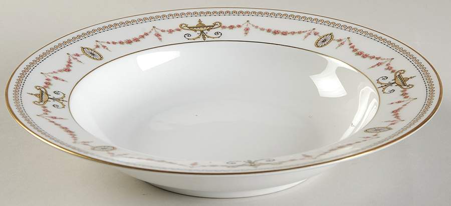 Eden (White Background) Rim Soup Bowl by Rosenthal - Continental-1