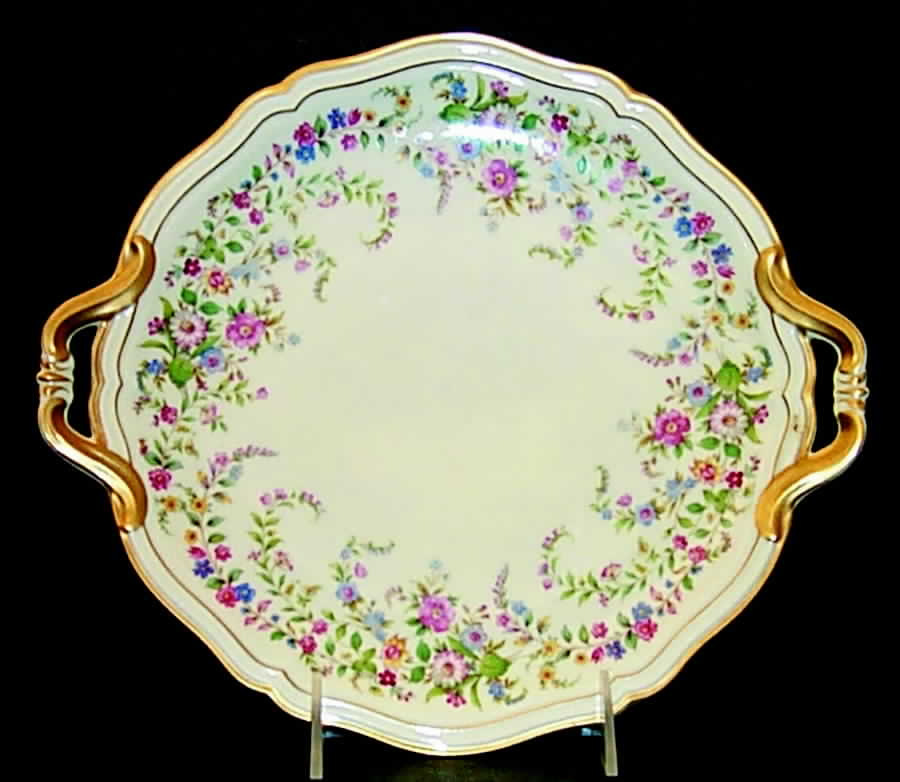 Eleanor Cream Handled Cake Plate by Rosenthal - Continental-1