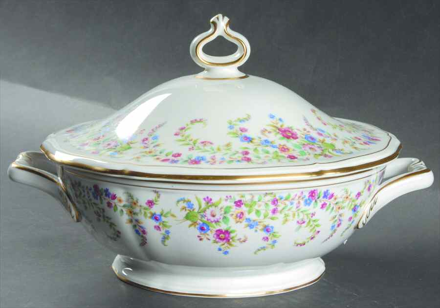 Eleanor White Round Covered Vegetable by Rosenthal - Continental-1