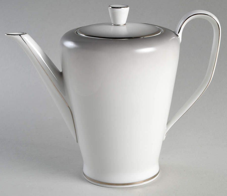 Elegance (Platinum Trim) Small Coffee Pot & Lid by Rosenthal - Continental-1
