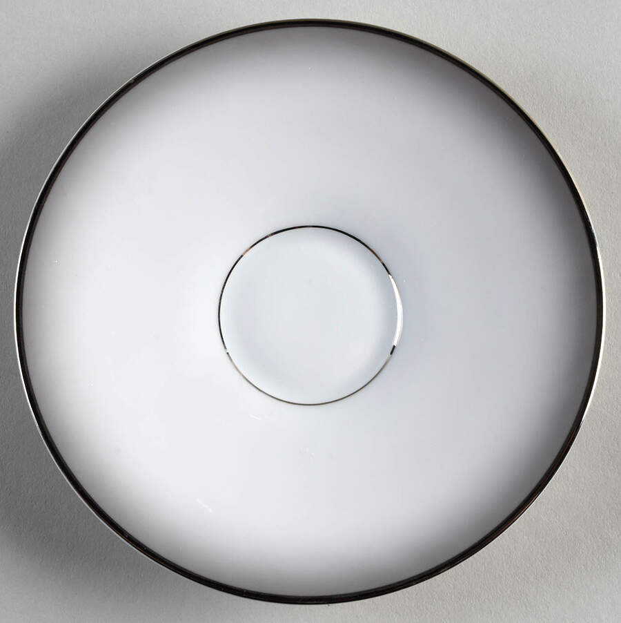 Elegance (Platinum Trim) Saucer for Flat Cup by Rosenthal - Continental-1