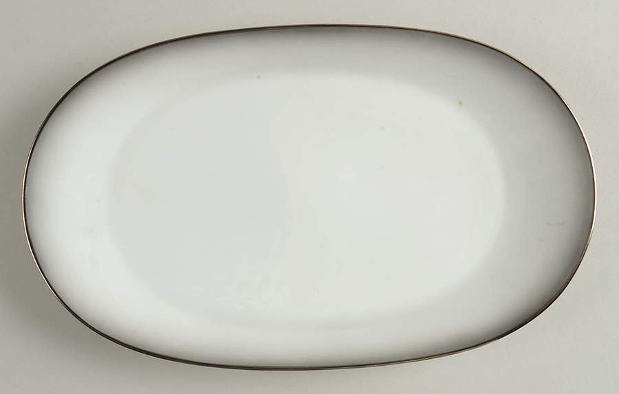 Elegance (Platinum Trim) 11" Oval Serving Platter by Rosenthal - Continental-1